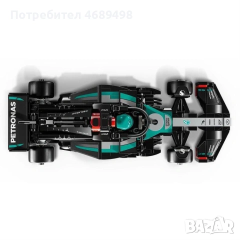 LEGO Speed Champions F1 Mercedes-AMG PETRONAS – Formula 1 болид конструктор – официален LEGO F1 моде, снимка 3 - Фен артикули - 53169837