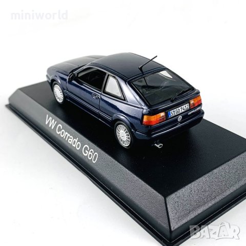 VW Corrado G60 1990 - мащаб 1:43 на NOREV модела е нов в PVC дисплей-кейс Volksvagen, снимка 6 - Колекции - 27491896