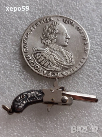 Миниатюрни сребърни пистолети-сребро 900/цена за трите 500 еу., снимка 14 - Антикварни и старинни предмети - 53012458