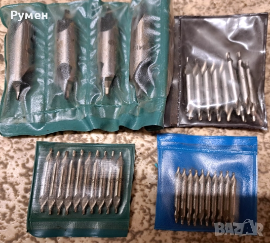 Центрови свредла различни размери