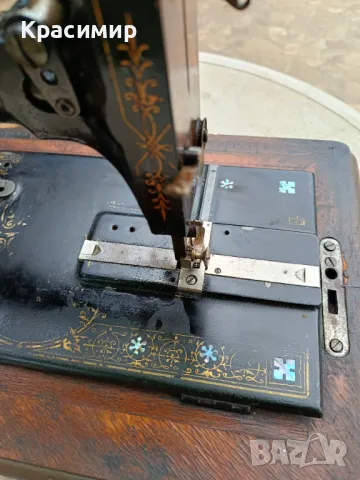 Стара немска шевна машина, снимка 4 - Антикварни и старинни предмети - 50392017
