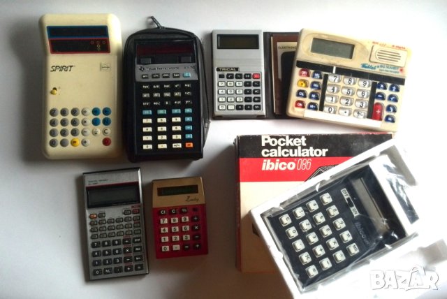 Стари елки калкулатори -не работят, снимка 4 - Колекции - 44292015