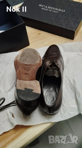 Кожени обувки SCAROSSO 42.5 nomer, снимка 5 - Официални обувки - 53615510