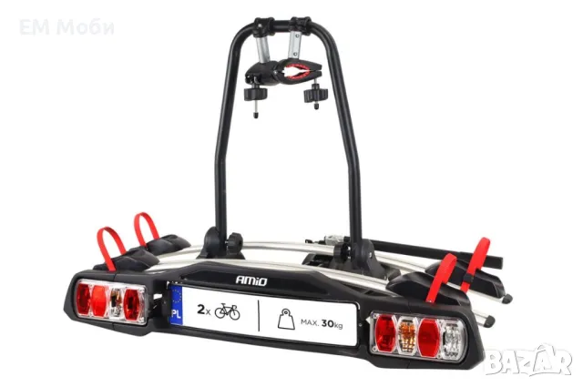 Багажник за колела Amio за 2 велосипеда за теглич