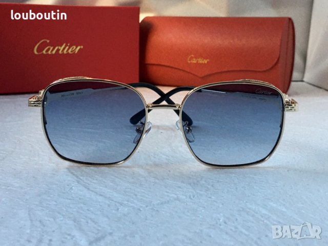 Cartier 2023 дамски слънчеви очила 4 цвята квадратни, снимка 7 - Слънчеви и диоптрични очила - 41951028