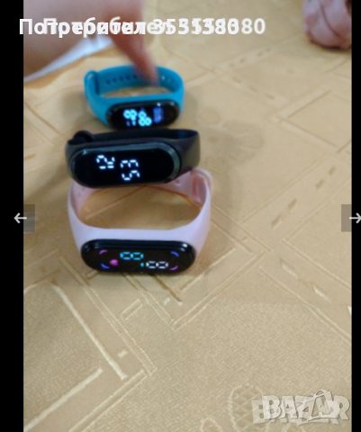  Чисто нови електронни дамски часовници -5 различни цветове , снимка 1