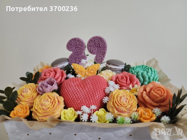 Сапунени цветя/аранжировки 