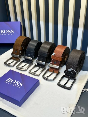 колани от естествена кожа в кутия emporio armani diesel gucci dsquared2 , снимка 16 - Колани - 50676358