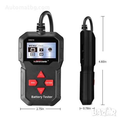 Тестер акумулатор Automat, 12V, снимка 3 - Аксесоари и консумативи - 42526747