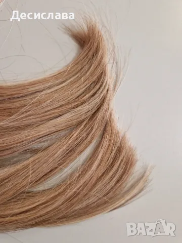 Естествена коса, плътна, плътни крайща, висок клас,  подходяща за трайно поставяне! , снимка 5 - Аксесоари за коса - 48844099