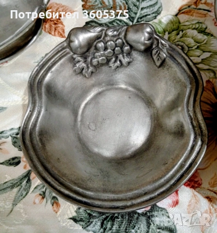 Два калаени съда ,маркирани за произход , снимка 3 - Антикварни и старинни предмети - 53806925