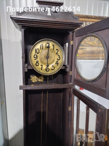 ГОЛЯМ ПАРКЕТЕН ЧАСОВНИК , снимка 7 - Антикварни и старинни предмети - 52651739