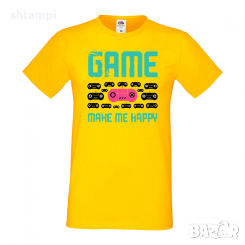 Мъжка тениска Game Make Me Happy, снимка 7 - Тениски - 36193160