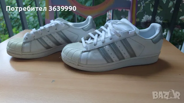 кецове adidas superstar, 37 и 1\3, снимка 3 - Кецове - 55769895