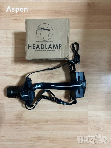 Мощен LED челник - ЧИСТО НОВ, снимка 3 - Къмпинг осветление - 53864967