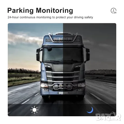 10.1" Монитор Android DVR 6 Камери за камион, тир, комбайн, бус, CarPlay, Android Auto, мултимедия, снимка 4 - Аксесоари и консумативи - 56057136