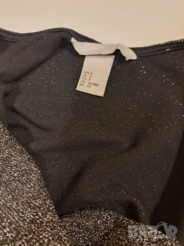 🎉 Блестяща рокля за специални поводи – H&M, размер S, снимка 5 - Рокли - 52058591