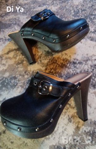 Ново винтидж/ vintage сабо , снимка 9 - Дамски обувки на ток - 41443722