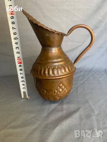 месингова кана , снимка 2 - Антикварни и старинни предмети - 51319619