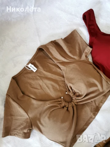 Сет 2 броя летни топове, снимка 2 - Корсети, бюстиета, топове - 50697968