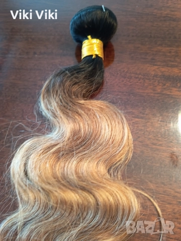 Естествена коса омбре 60см.100гр.