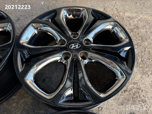 4 броя алуминиеви джанти за Hyundai IX35, KONA,IONIQ,Elantra,TUCSON 17, снимка 11 - Гуми и джанти - 53165020