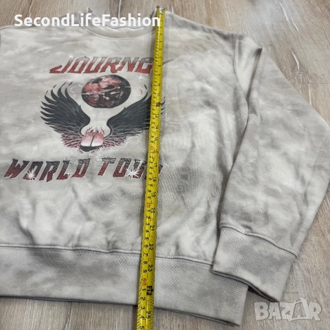 Journey World Tour блуза с дълъг ръкав, суитшърт, размер M, с къс ръкав, принтирана музикална група, снимка 3 - Суичъри - 52571815