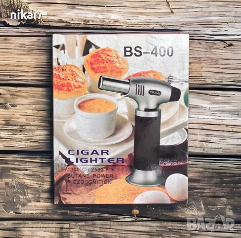 горелка газова настолна с пиезо запалване барбекю 1300°С, снимка 2 - Други - 42076492