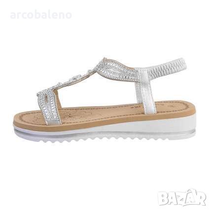 Дамски сандали на клин, 4цвята , снимка 6 - Сандали - 41085622