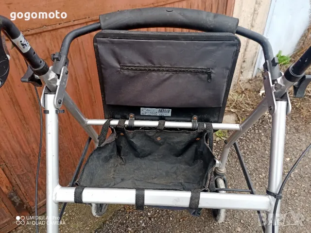 Ролатор, проходилка, олекотен, сгъваем + седалка+ колан , снимка 10 - Ролатори - 49698695