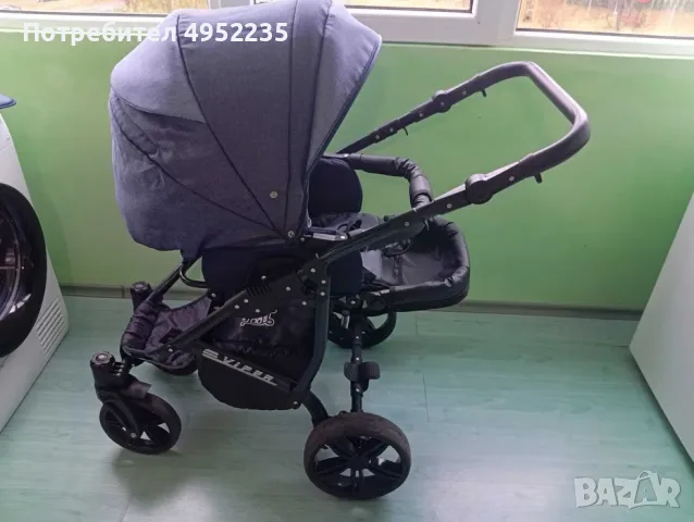 Детска количка 2в1 столче +креват