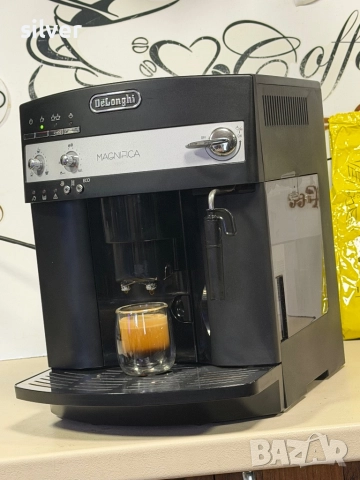 Кафемашина кафе автомат delonghi magnifica с гаранция
