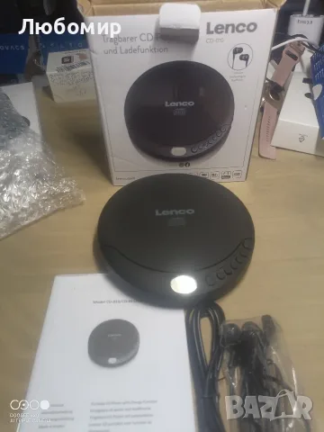 Преносим CD плейър, Lenco, CD-010, Черен, снимка 3 - MP3 и MP4 плеъри - 55976661