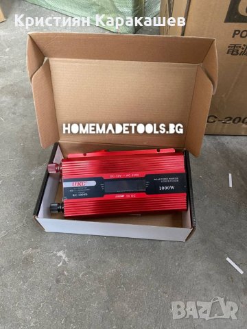 Инвертор на напрежение 12V/ 220V /1000W, снимка 4 - Други инструменти - 40198828