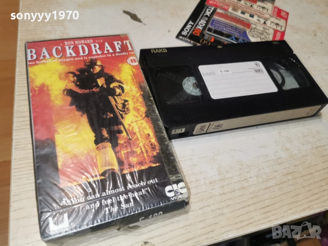 BACKDRAFT VHS 0101261836, снимка 3 - Други жанрове - 52949507