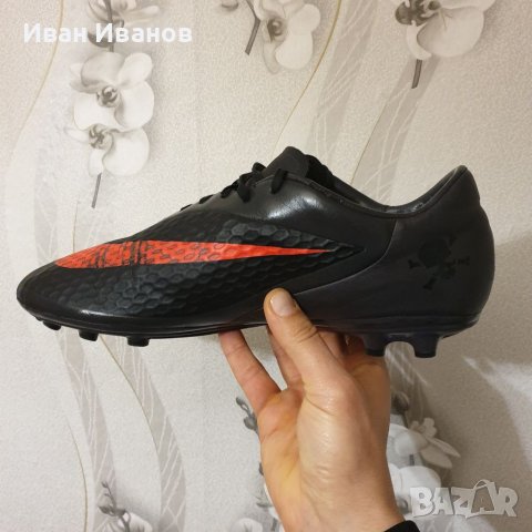 Бутонки Nike Hypervenom Phantom Dark Charcoal номер 46,5-47  стелка 30,5, снимка 12 - Футбол - 37825933