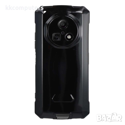 Калъф с протектор за Doogee Fire 7 / Fire 5 – мек TPU удароустойчив калъф, прозрачен или черен, снимка 3 - Резервни части за телефони - 52477395