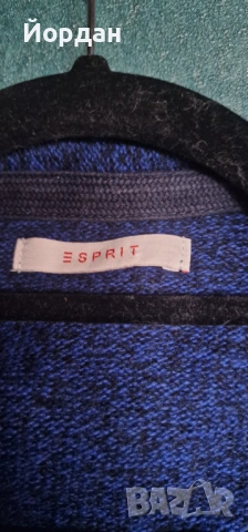 Мъжка жилетка – суитшърт  - ESPRIT размер – L, снимка 3 - Суичъри - 53289937