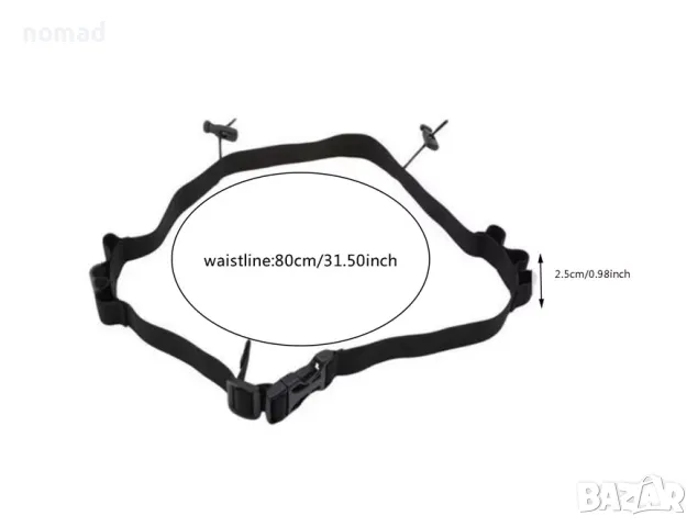 Колан за състезателен номер и гелове I Бягане, триатлон, маратон, снимка 5 - Спортна екипировка - 49448880