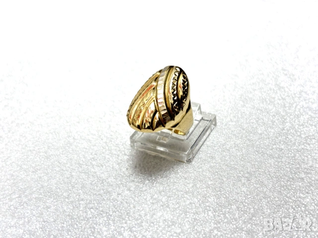 Дамски Златен Пръстен-2,15 грама, 14К (проба 585)