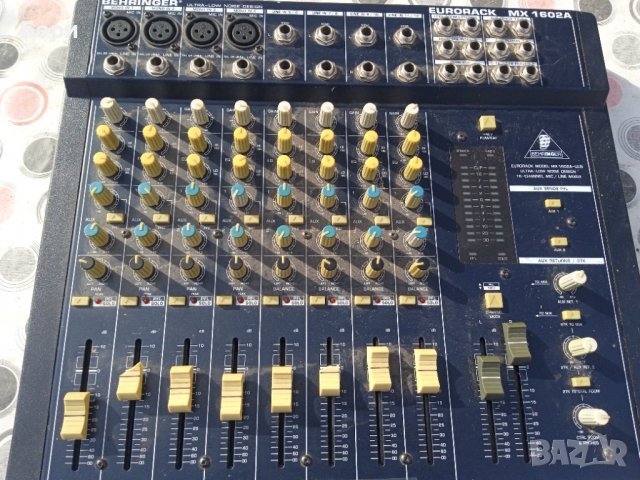 BEHRINGER EURORACK MX1602A Аудио миксер, снимка 8 - Ресийвъри, усилватели, смесителни пултове - 39803237