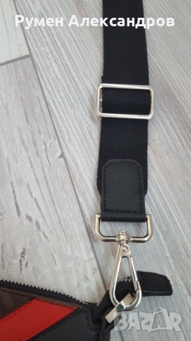 Нова мъжка кожена чанта FENDI MESSENGER BAG, снимка 5 - Чанти - 53851443