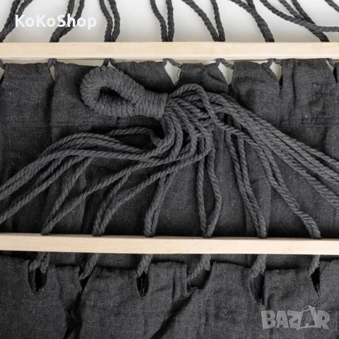 Хамак - 200 х 100 см, градинска люлка, снимка 3 - Градински мебели, декорация  - 53858787