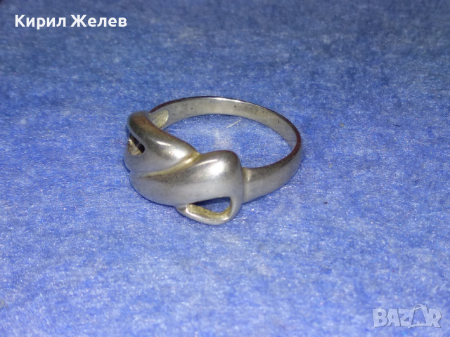 СТИЛЕН АЖУРЕН СРЕБЪРЕН ПРЪСТЕН СРЕБРО 925 ПРОБА 41901, снимка 11 - Пръстени - 44690374