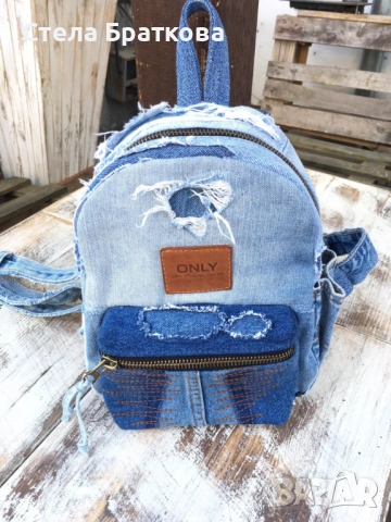 Дамски дънкови ранички и чанти, снимка 18 - Раници - 36947647