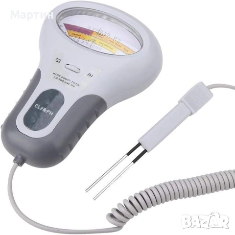 Електронен тестер за измерване на pH и хлор на водата в басейна, снимка 3 - Друга електроника - 53690405