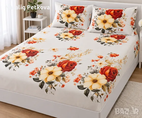 спални комплекти с ластик - 3 части , снимка 7 - Спално бельо - 56378355