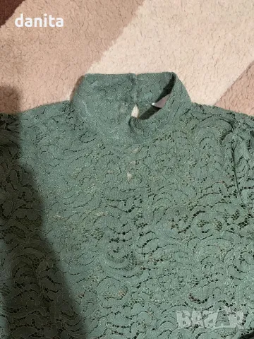 H&M дантелена дамска блуза, снимка 3 - Корсети, бюстиета, топове - 48466470