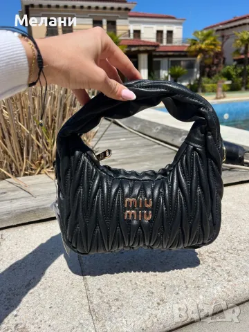 Нови дамски чанти Miu miu 3 цвята, снимка 4 - Чанти - 50148436