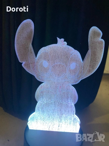 Led лампа stich , снимка 6 - Детски нощни лампи - 53820450